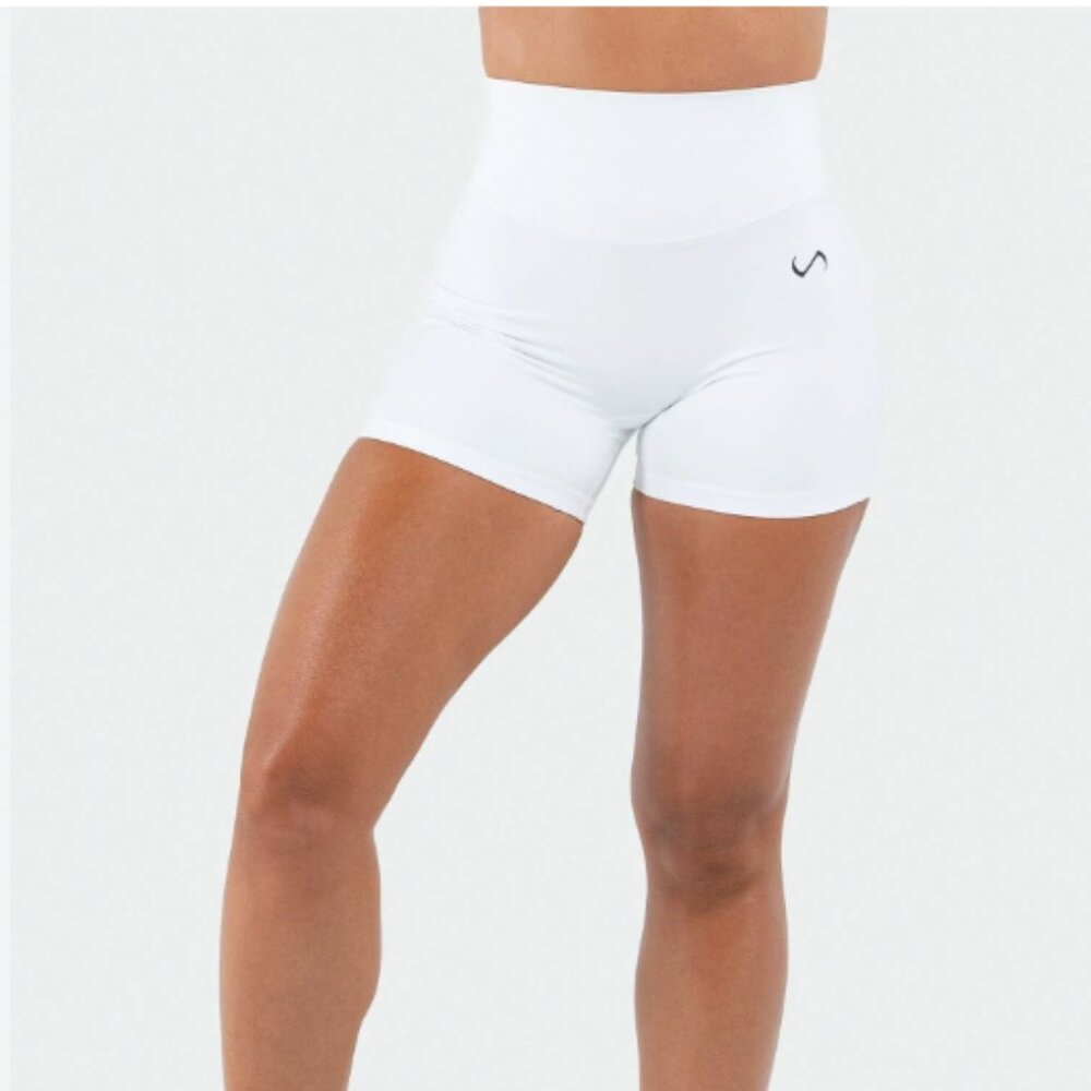 TLF Genesis High Waisted Workout Shorts – White | Size Small 🤍🔥